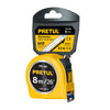 Pretul PRO-8ME Flexómetro, amarillo, 8m, cinta 26 mm, Pretul, tarjeta plást