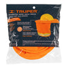 Truper PROCA-N Protector solar plegable para casco, naranja con reflejante