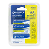 Volteck RE-AA2 Pilas recargables, uso general, AA, 1,300 mAh, 4 piezas