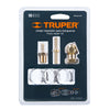 Truper REMAN-3/8 Juego para reparar mangueras de 3/8', 6 piezas