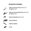 Mini soldadora inversora 100A, Serie 300, 127V, PRETUL