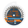 Truper ST-730 Disco sierra 7- 1/4' para madera, 30 dientes centro 5/8'