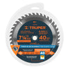 Truper ST-740 Disco sierra p/madera 7-1/4', 40 dientes, centro 5/8'