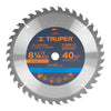 Truper ST-840 Disco sierra 8-1/4' para madera, 40 dientes centro 5/8'