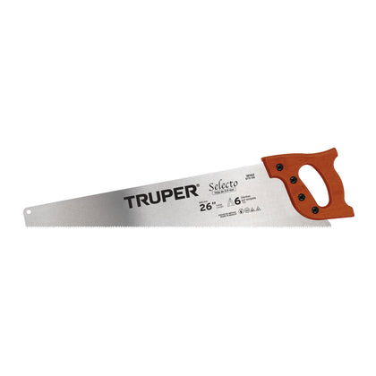 Truper STX-26 Serrucho 26' Selecto, 6 DPP