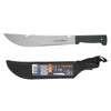 Truper T-460-12XB Machete rambo 12' cacha negra, con funda