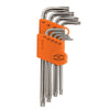 Truper TORX-9L Juego de 9 llaves allen tipo torx, largas