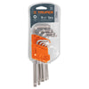 Truper TORX-9L Juego de 9 llaves allen tipo torx, largas