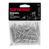 Fiero R-45B Caja con 10 bolsas de remaches con espiga, 1/8' x 5/16' (500 pzas en total)