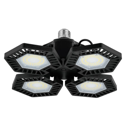 Volteck ABA-701L Luminario de LED 100 W, aluminio con 4 paneles abatibles