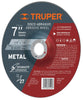 Truper ABT-999 Disco para desbaste de metal, tipo 27, diámetro 7', 1/4'