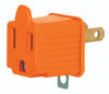 Volteck AD-32N Adaptador 3 a 2 naranja, Volteck, 2 piezas - Ferrenacional