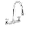 Foset AQF-81 Mezcladora para fregadero, manerales cruceta,acero inox.Aqua - Ferrenacional