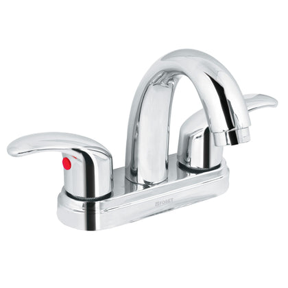 Foset AQM-52 Mezcladora p/lavabo,manerales palanca,cuello alto,cromo,Aqua - Ferrenacional