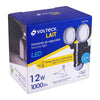 Volteck ARB-902L Arbotante negro con sensor de movimiento, LED, 12 W - Ferrenacional