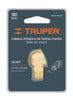 Truper BOCH-MA-1/4 Cabeza infladora de llantas, macho, cuerda 1/4 NPT