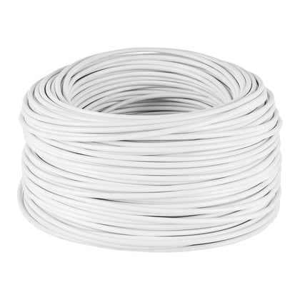 Volteck CAB-10B Cable THHW-LS, 10 AWG, color blanco rollo 100 m