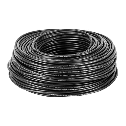 Volteck CAB-8N Cable THHW-LS, 8 AWG, color negro rollo 100 m