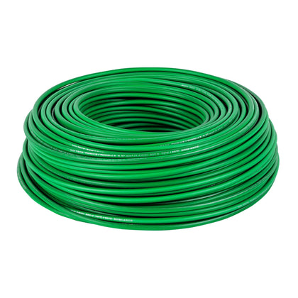 Volteck CAB-8V Cable THHW-LS, 8 AWG, color verde rollo 100 m