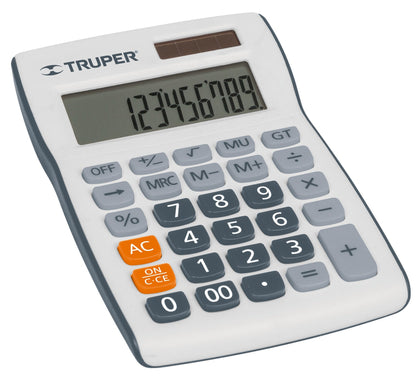 Truper CALC-12B Calculadora de bolsillo