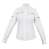 Truper CAM-BCO-DLS Camisa blanca para dama, manga larga talla CH