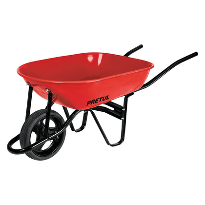 Pretul CAP-50FB Carretilla 5.5ft3,imponchable,bastidor bipartido,roja,Pretul