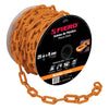 Fiero CAPL-8A Cadena de 8 mm de plástico naranja, carrete de 25 m