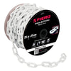 Fiero CAPL-8B Cadena de 8 mm de plástico blanca, carrete de 25 m