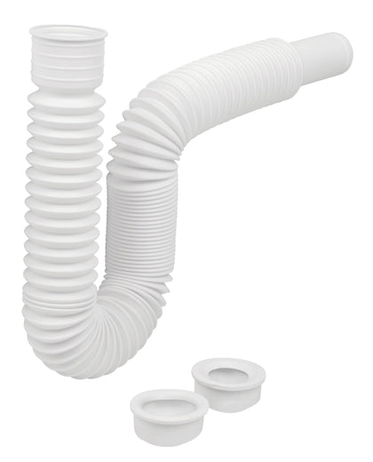 Foset CE-232 Céspol flexible p/lavabo y fregadero, polipropileno, blanco