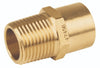 Foset CLG-656 Conector de latón, NPT soldable,1/2' X 3/8'