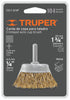 Truper CO-1-3/4F Carda de copa, alambre fino, 1-3/4' para taladro