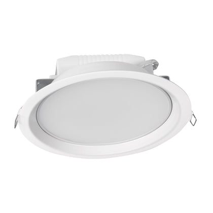 Volteck EMP-102LC Luminario LED empotrado redondo de 12 W, luz cálida