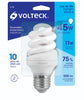 Volteck F-11E Lámpara 11 W, espiral, luz día, T3, en blíster, Volteck