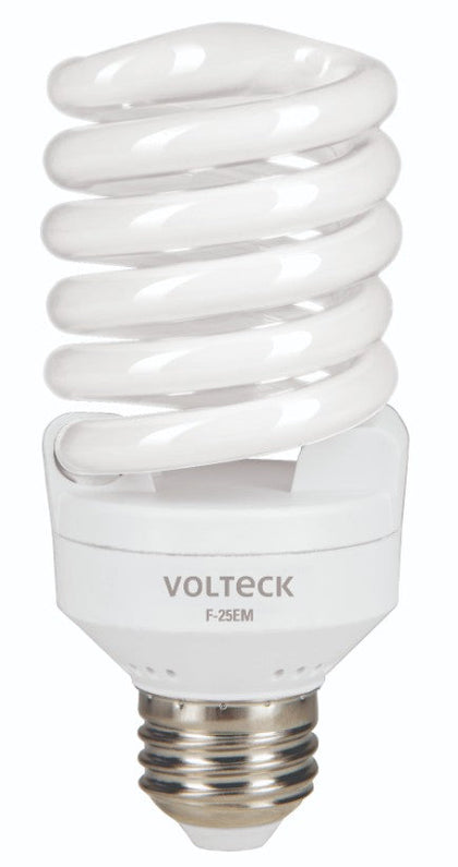 Volteck F-25EM Lámpara 25 W, espiral mini, luz día, T2, en blister, Volteck