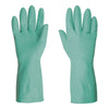 Truper GU-822 Guantes de nitrilo verde, multiusos, medianos