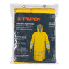 Truper IM-REF-L Gabardina impermeable con reflejante, talla grande, PVC