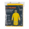 Truper IM-REF-M Gabardina impermeable doble capa con reflejante, M