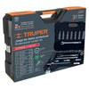 Truper JD-1/2X31P Juego de 31 herramientas cuadro 1/2' std para mecánico