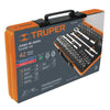 Truper JD-1/2X42MP Juego de herramienta para mecánico, mixto, 42 piezas