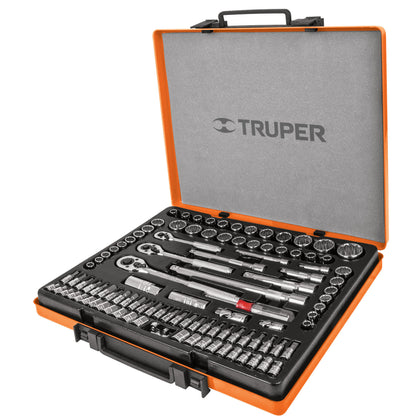 Truper JD-103MP Juego de herramienta para mecánico, mixto, 103 piezas