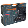 Truper JD-210MP Juego de herramienta para mecánico, mixto, 210 piezas