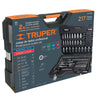 Truper JD-217MP Juego de herramienta para mecánico, mixto, 217 piezas