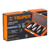 Truper JPH-1/2X6M Juego dados punta hexagonal, cuadro 1/2', 6 piezas, mm