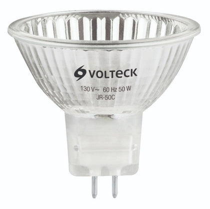 Volteck JR-50C Lámpara de halógeno MR16, 50 W, transparente, Volteck