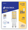 Volteck LED-94C Lámpara de LED, 4 W, base G9, foco cápsula, luz cálida