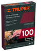 Truper LIMER-100 Lija de esmeril roja, grano 100