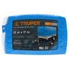 Truper LT-1217Z Lona azul reforzada de 12 x 17 m, Truper