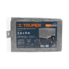 Truper LT-35 Lona gris reforzada 3 x 5 m