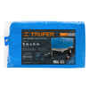 Truper LT-56Z Lona reforzada, 5 x 6 m, azul