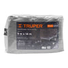 Truper LT-914 Lona gris reforzada 9 x 14 m, Truper